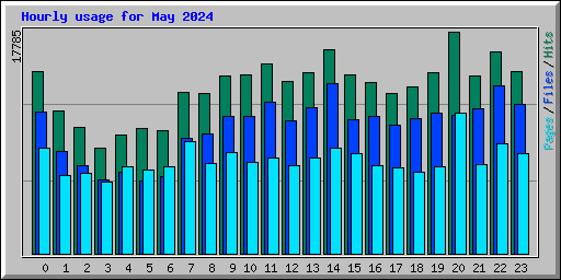 Hourly usage for May 2024